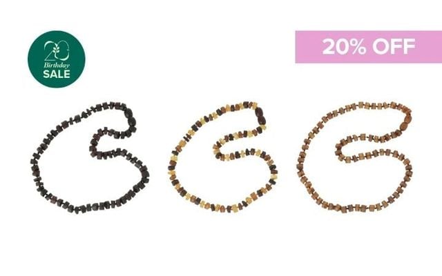 20% Off Baltic Amber Teething Necklace Range  Cover Image
